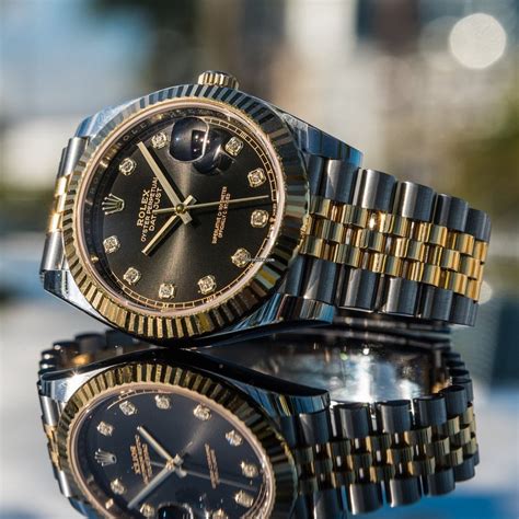 rolex oyster datejust black|2022 Rolex Datejust 41mm.